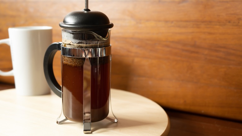 French press steeping