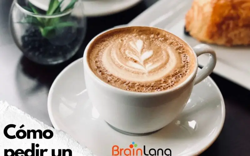Cómo se pide un café con leche en inglés