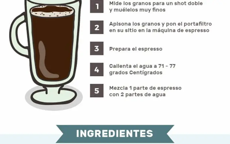 Cómo se prepara un café americano regular