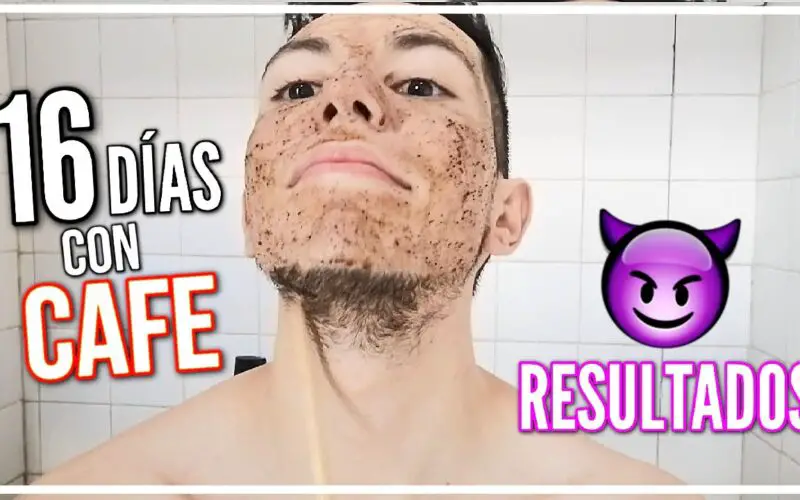 Qué pasa si me hecho café en la cara todos los días