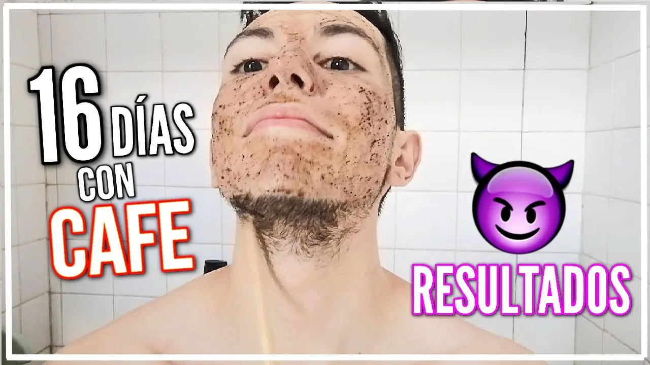 Qué pasa si me hecho café en la cara todos los días