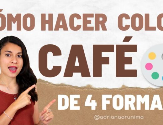 Cómo se hace el color café con temperas